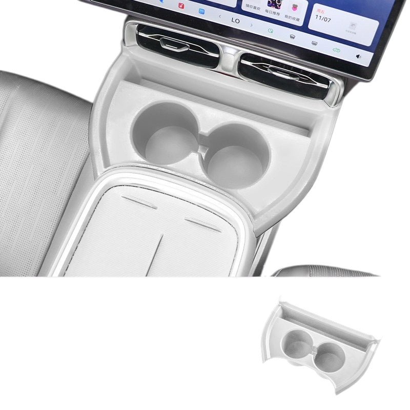 Raised Cup Holder Organizer for Leapmotor B10 -Custom Fit Center Console Storage Tray