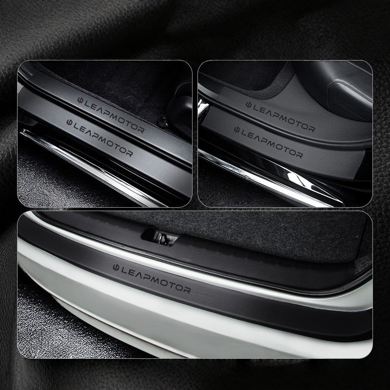 Leapmotor Door Sill Protector Scuff Guard Trunk Strip Custom Fit Heavy Duty