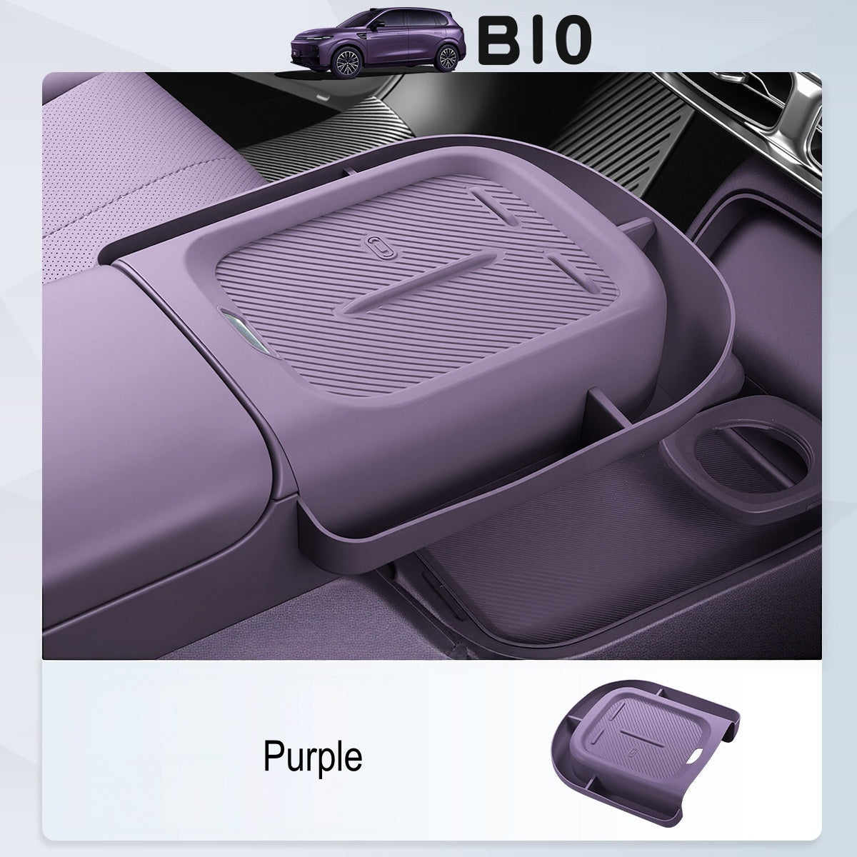 Custom Fit Center Console Silicone Mat Set for Leapmotor B10 Interior Protection