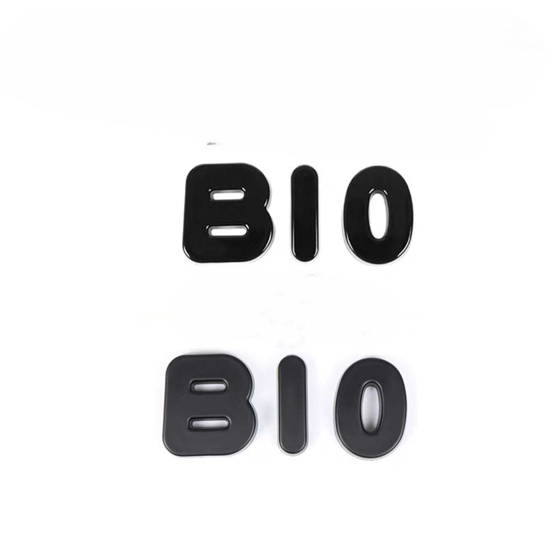 Leapmotor C10 C01 B01 B10 Blackened Emblem Letter Sticker - Front Rear Badge Overlay