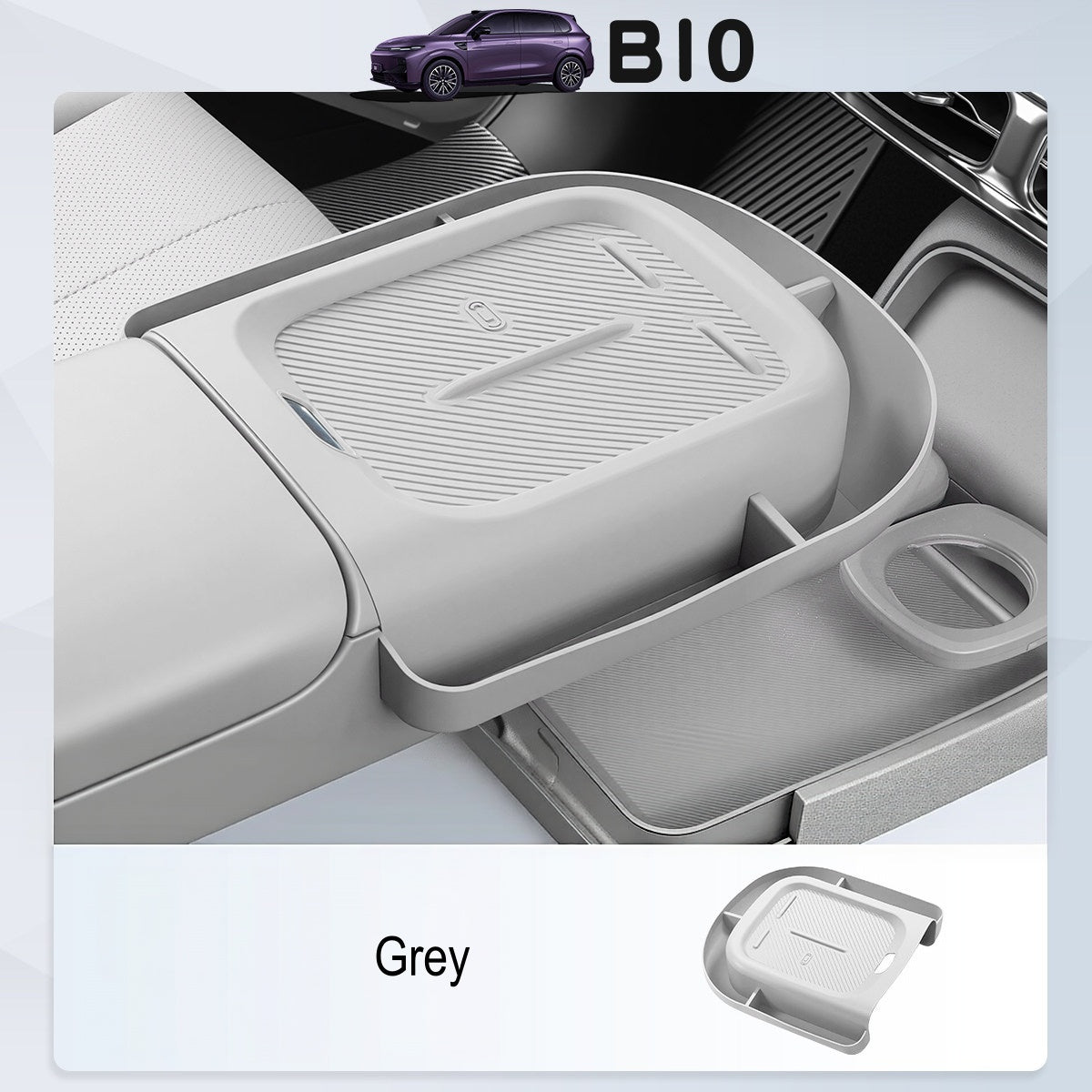 Custom Fit Center Console Silicone Mat Set for Leapmotor B10 Interior Protection