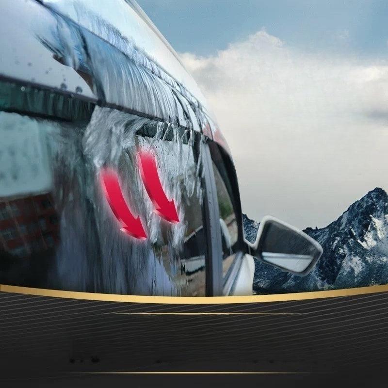 3D Stainless Steel Window Visors for Volvo EX30 EX40 - High Translucency Over 90% Rain Guards